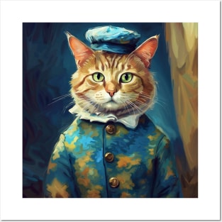 Cat Van Gogh Posters and Art